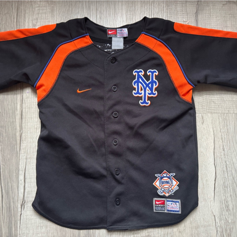 Nike Kids NY Mets David Wright Baseball Jersey Size 7